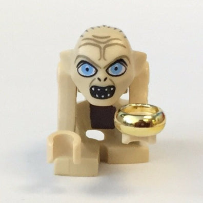 LEGO Minifigure-Gollum - Wide Eyes-The Hobbit and the Lord of the Rings / The Lord of the Rings-LOR005-ACC1-Creative Brick Builders